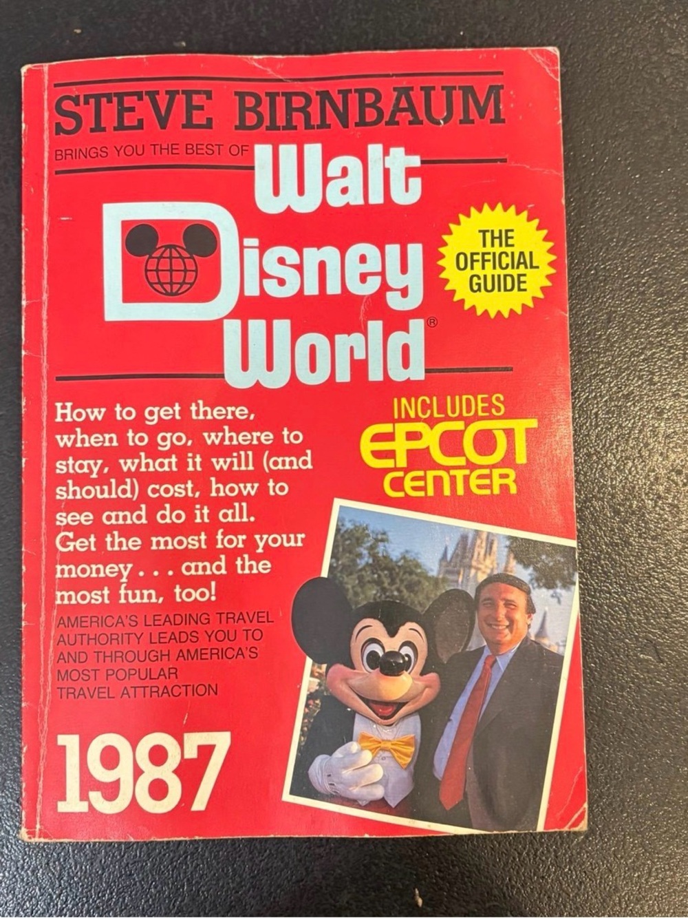 Disney Walt Disney World Official Guide 1987 - Red